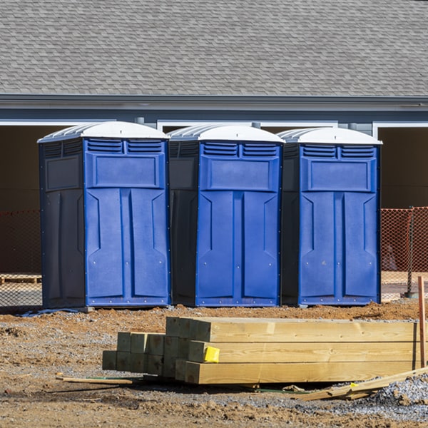 how can i report damages or issues with the portable toilets during my rental period in Weston WV